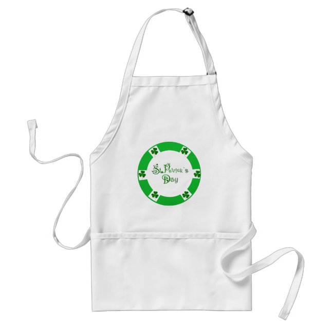 Delantal Shamrock irlandés para Standard-Apron (Frente)