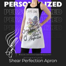 Shear Perfección Hairstylist Apron Personalizado