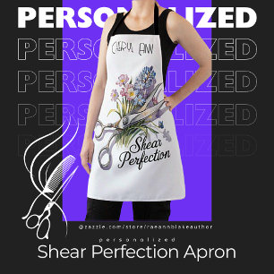Delantal Shear Perfección Hairstylist Apron Personalizado