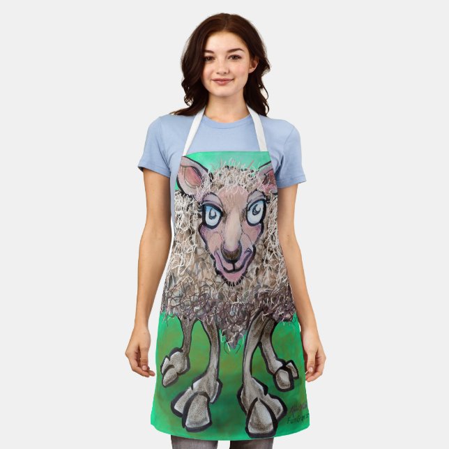 Delantal Sheep Apron (Gastado)