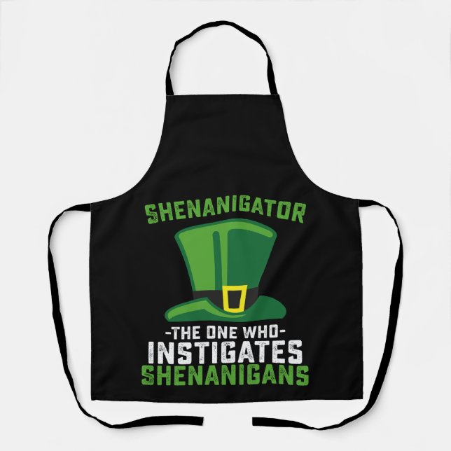 Delantal Shenanigator El Que Instiga Travesuras (Anverso)