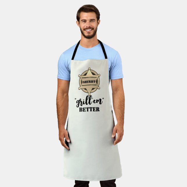 Delantal Sheriff Aprons | Diseños únicos (Gastado)