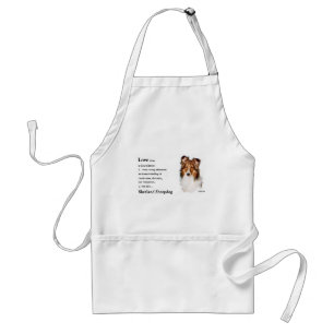 Delantal Shetland Sheepdog Sheltie Gifts