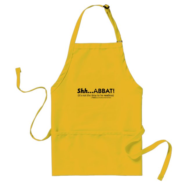 Delantal Shh...¡abbat! (Frente)