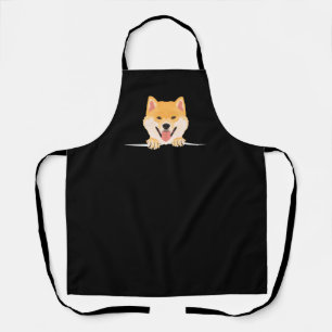 Delantal Shiba Inu sonriendo