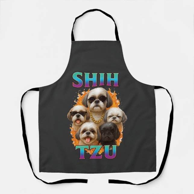 Delantal Shih Tzu  (Anverso)