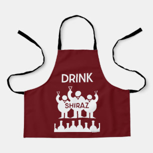 Delantal Shiraz Wine Drinkers