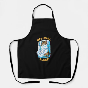 Delantal Shirt oficial durmiendo lindo Ragdoll divertido Ca