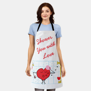 Delantal Shower You with Love: