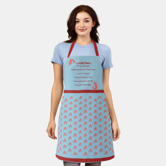 Delantal Shrimp Cocktail Recipe All-Over Print Apron
