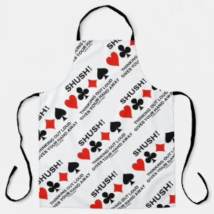 Delantal ¡Shush! Pensar en voz alta te deja la mano