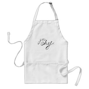 Delantal Sí, apron del chef