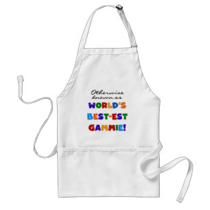 Delantal Si no conocido como camisetas del Mejor-est Gammie