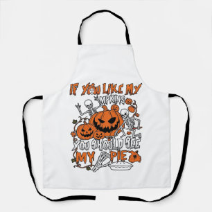 Delantal Si Te Gustan Las Calabazas Payaso De Halloween Tar