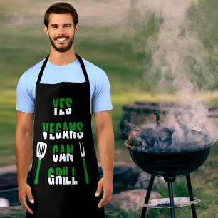 Delantal Sí Vegans Can Grill, Barbeque