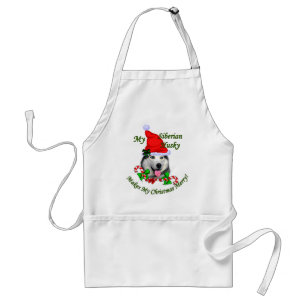 Delantal Siberian Husky Christmas Gifts