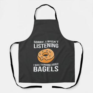Delantal Siento haber pensado en Bagels Jewish Hanukkah