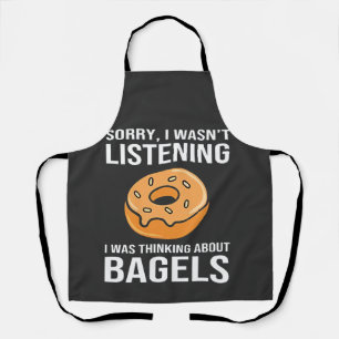 Delantal Siento haber pensado en Bagels Jewish Hanukkah