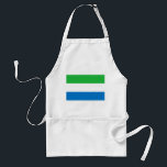 Delantal Sierra Leone Flag<br><div class="desc">Patriotic flag of Sierra Leone.</div>