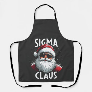 Delantal Sigma Claus Funny Gen Alpha Escuela Media Christma
