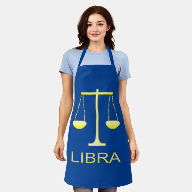 Delantal Signo de estrella de balanzas de oro de Libra (Gastado)