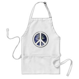 Delantal Signo de paz blanca de la Tierra7