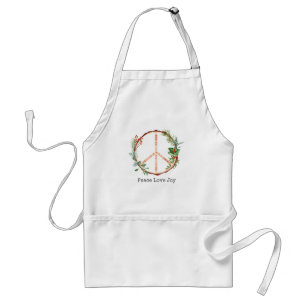 Delantal Signo de paz Navidades de Alegría de amor