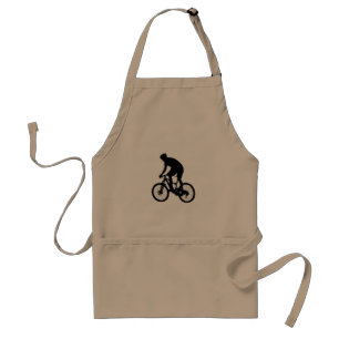 Delantal Silhouette de bicicleta de montaña - Elija color d