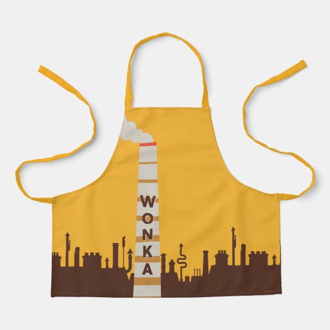 Delantal Silhouette de fábrica Wonka (Anverso)