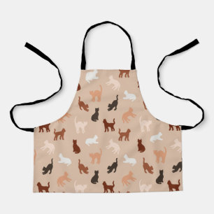 Delantal Silhouette de gato