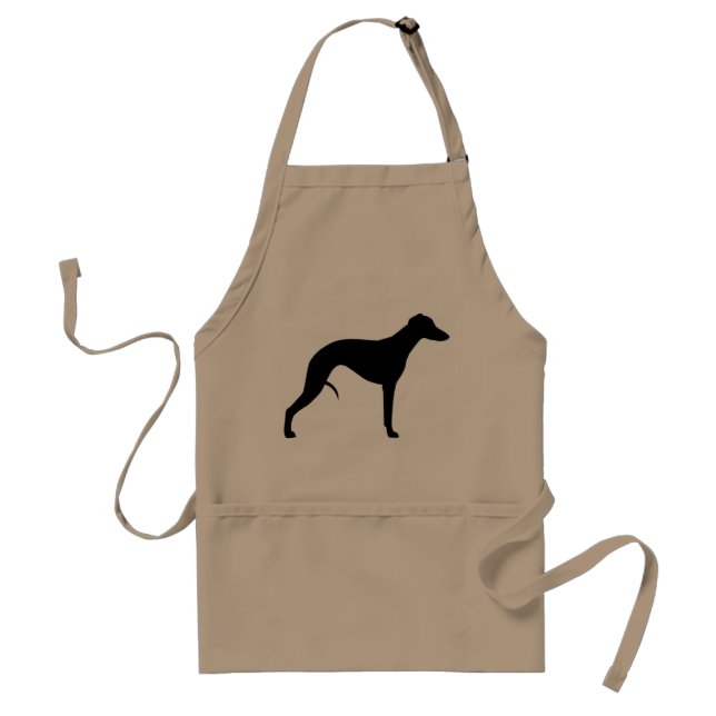 Delantal Silhouette Whippet (Frente)