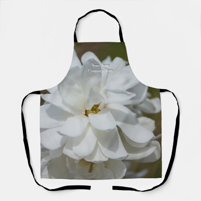 Delantal Silky Magnolia Apron (Anverso)