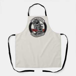 Delantal Silla de Barbería Retro Personalizada Salón de Bar