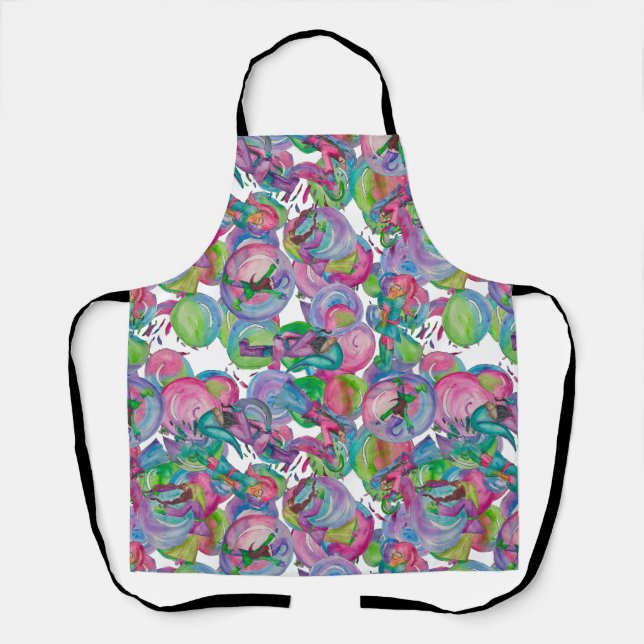 Delantal Silly Gnomes con burbujas (Anverso)