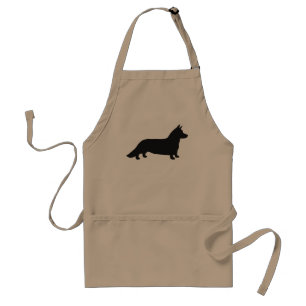 Delantal Silueta de Cardigan Welsh Corgi
