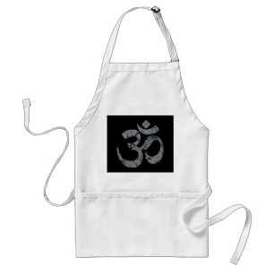 Delantal Simbol OM Grunge Espiritualidad Yoga