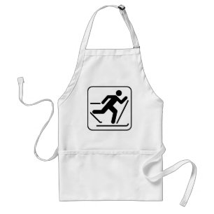 Delantal Símbolo de esquí de fondo Apron