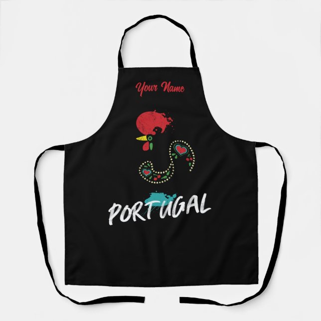 Delantal Símbolo de gallo de Portugal Barcelos Apron (Anverso)