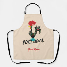 Símbolo de gallo de Portugal Barcelos Apron