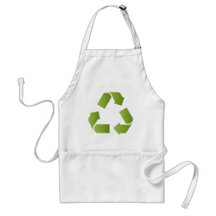 DELANTAL  SÍMBOLO DE RECICLAJE