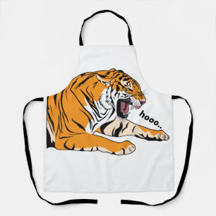 Delantal Símbolo de tigre de la camiseta de fuerza