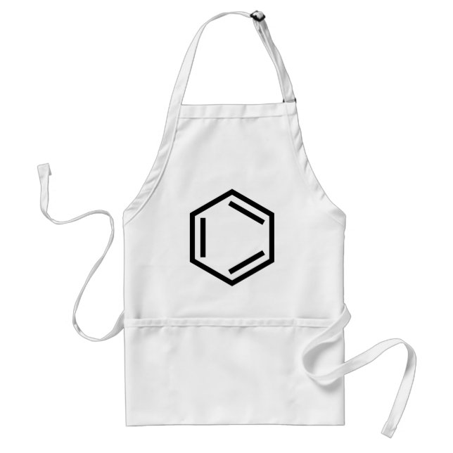 DELANTAL  SÍMBOLO DEL ANILLO DE BENZENE (Frente)