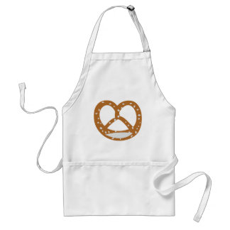 Delantal símbolo del logotipo de la panadería del pretzel