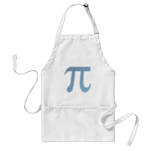 Delantal Símbolo del número del pi (Frente)