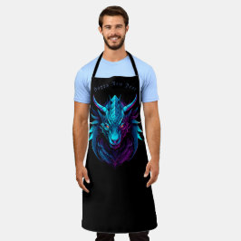 Delantal Símbolo dragón, personalizado