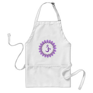 Delantal Símbolo Om / Crown Chakra