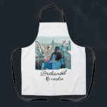 Delantal simple minimal add your name photo bridesmaid name<br><div class="desc">design</div>