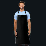 Delantal Simple negro<br><div class="desc">Apron negro simple</div>