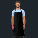 Delantal Simple negro<br><div class="desc">Apron negro simple</div>