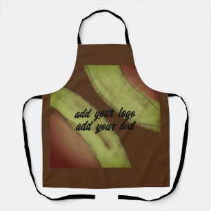 Delantal simple personalizado BLACK mandala monograma añada